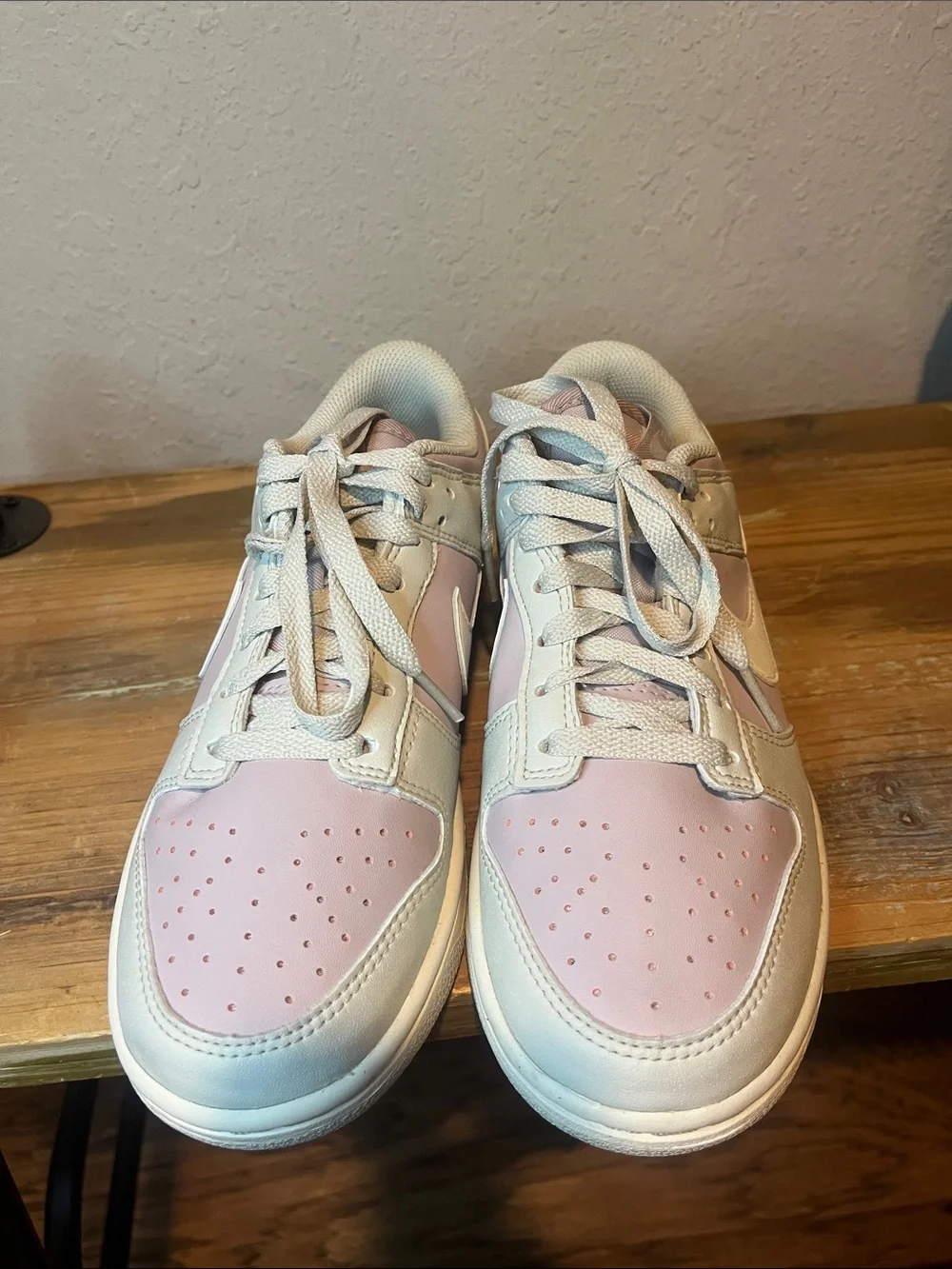 NWOB Women's Nike Dunk Low Next Nature Light Bone/Sail (DD1873 001)  size 7.5